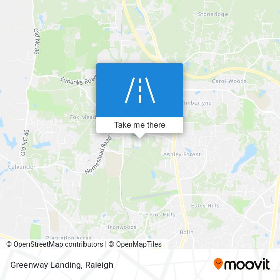 Greenway Landing map