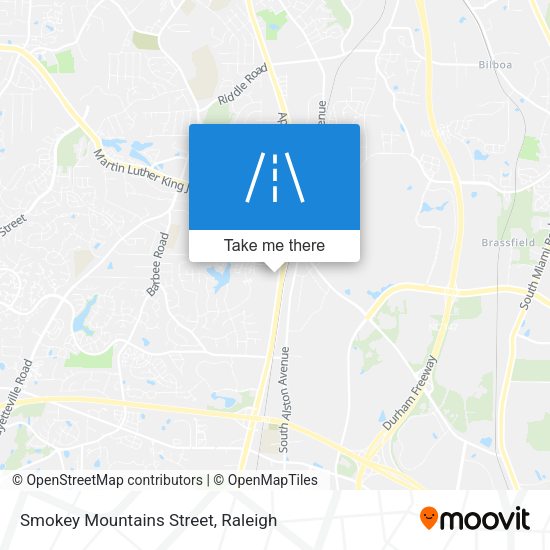 Smokey Mountains Street map