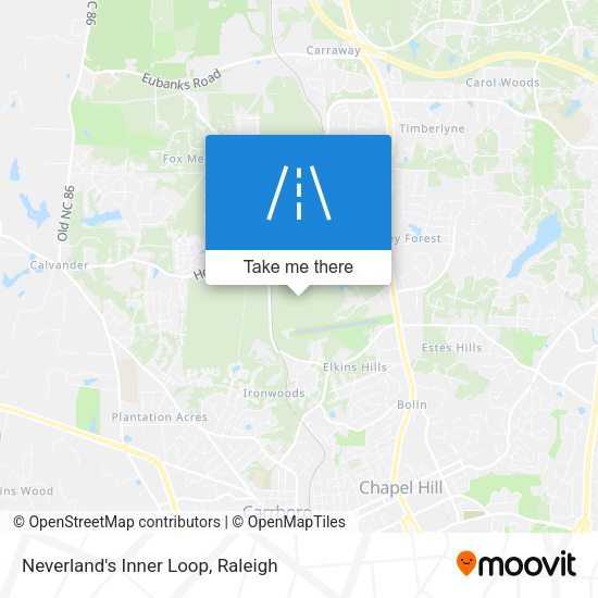 Neverland's Inner Loop map