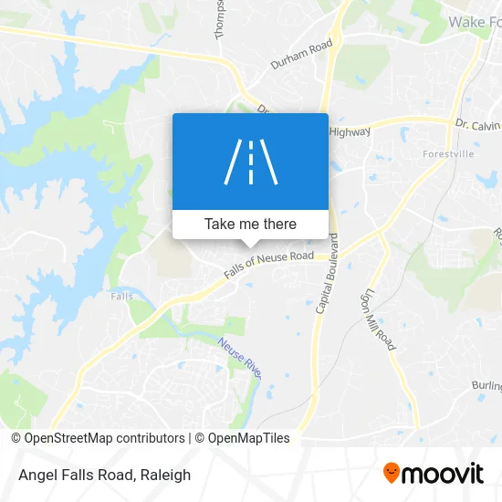 Angel Falls Road map