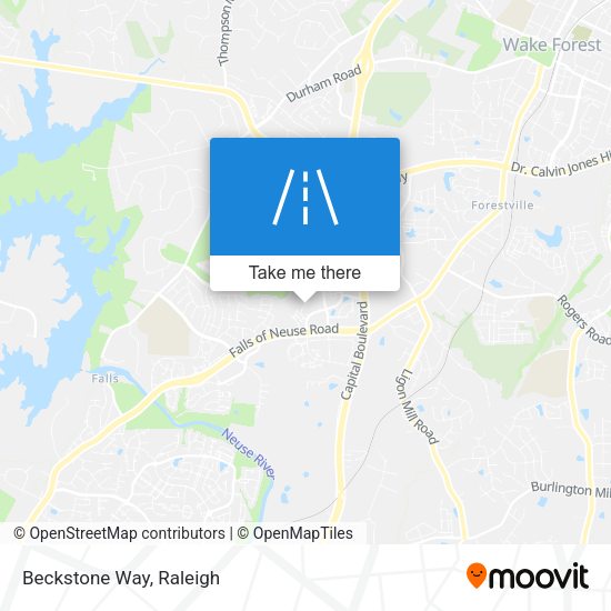 Mapa de Beckstone Way