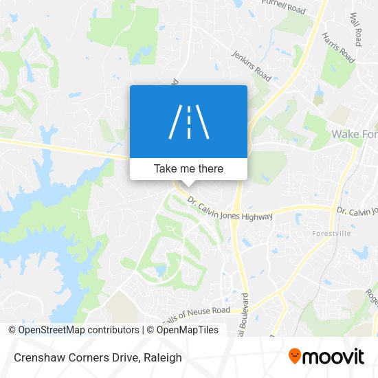 Crenshaw Corners Drive map