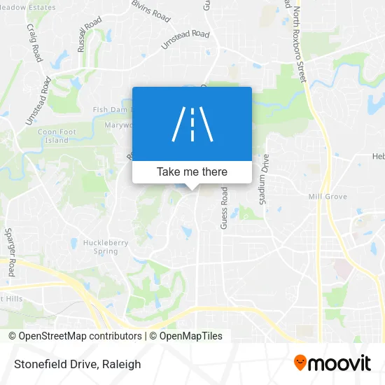 Stonefield Drive map