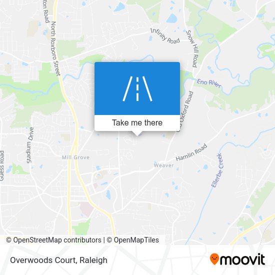 Mapa de Overwoods Court