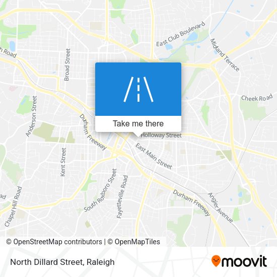 Mapa de North Dillard Street