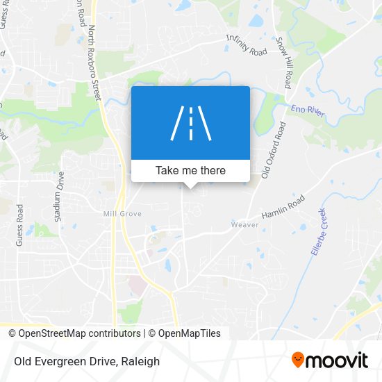 Mapa de Old Evergreen Drive