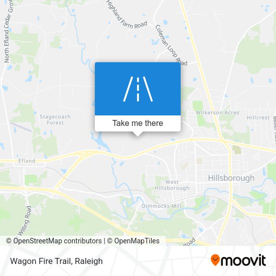 Mapa de Wagon Fire Trail