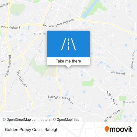 Golden Poppy Court map