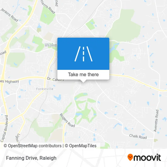 Fanning Drive map