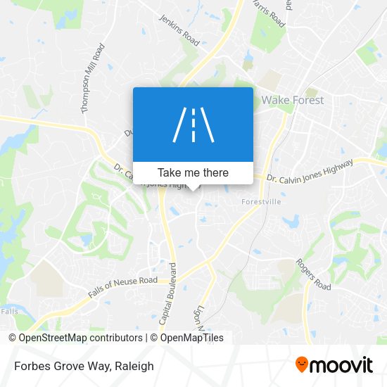 Mapa de Forbes Grove Way