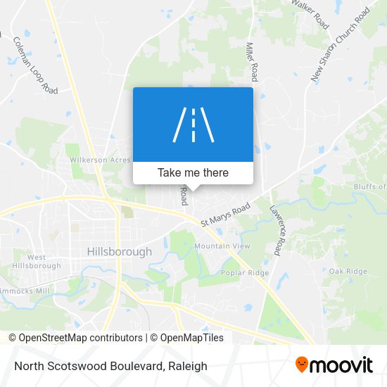 Mapa de North Scotswood Boulevard