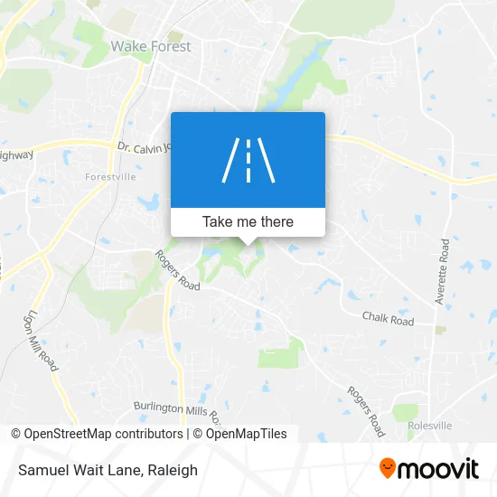 Samuel Wait Lane map