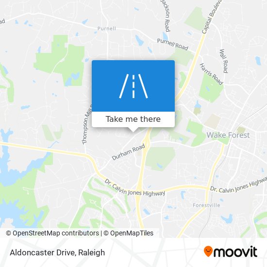Aldoncaster Drive map