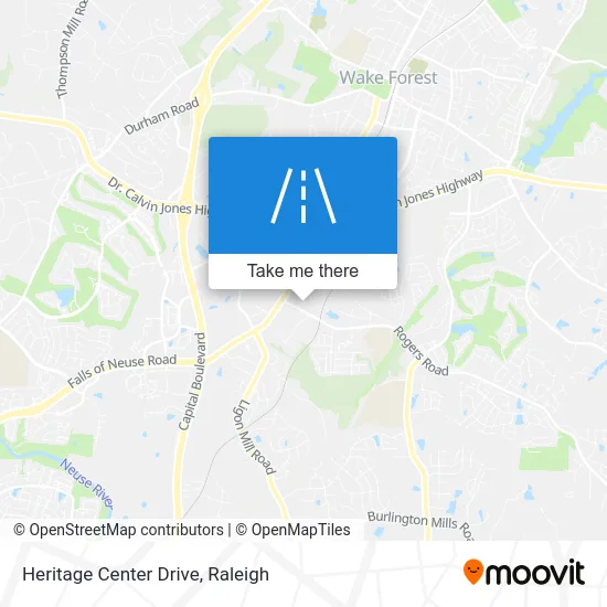 Heritage Center Drive map