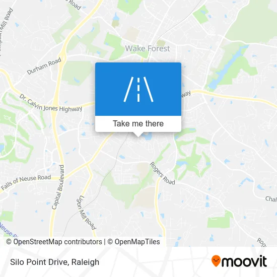 Silo Point Drive map