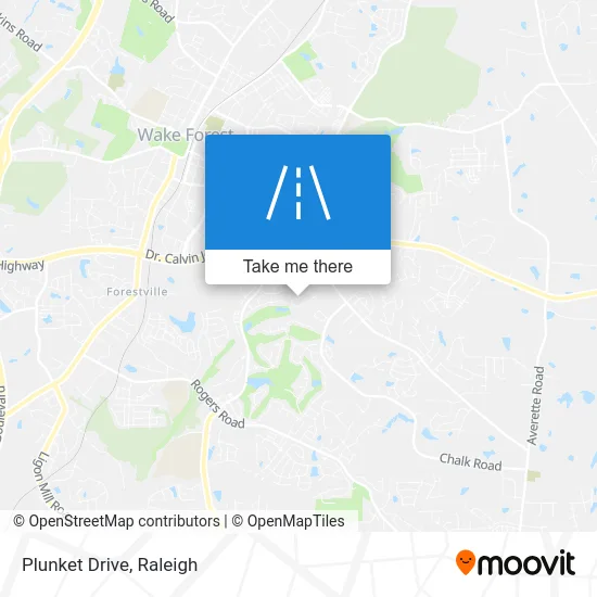 Plunket Drive map