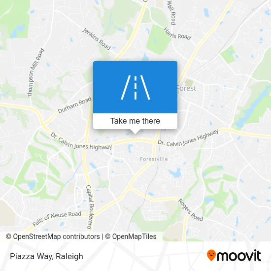 Mapa de Piazza Way