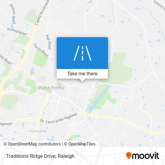 Traditions Ridge Drive map