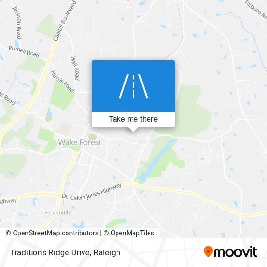Traditions Ridge Drive map
