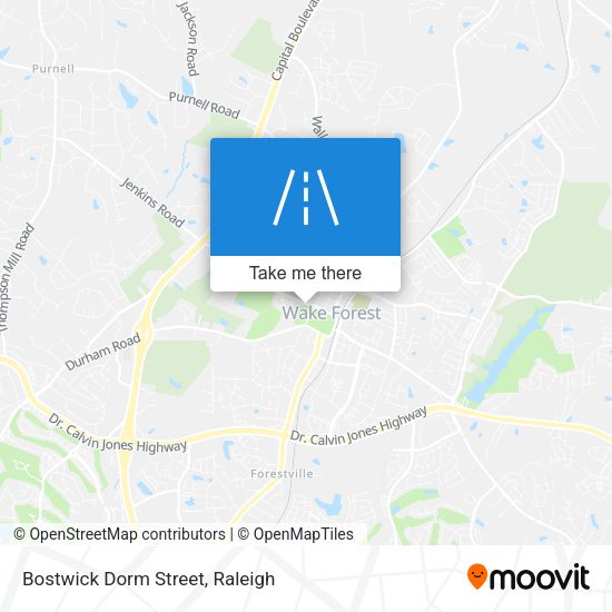 Bostwick Dorm Street map