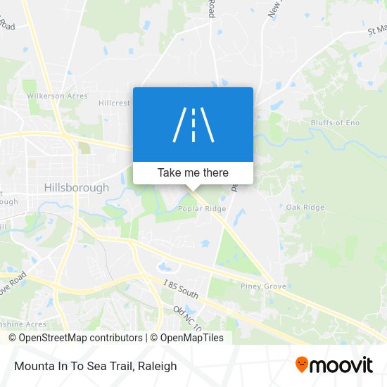 Mapa de Mounta In To Sea Trail