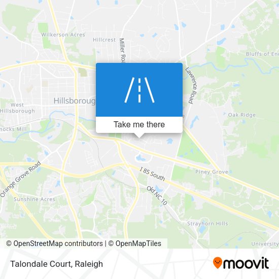 Mapa de Talondale Court