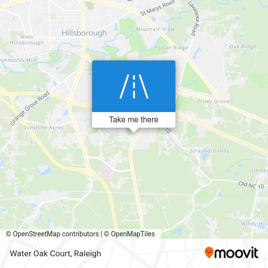 Mapa de Water Oak Court