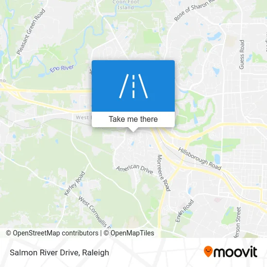 Salmon River Drive map