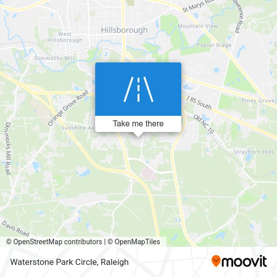 Waterstone Park Circle map