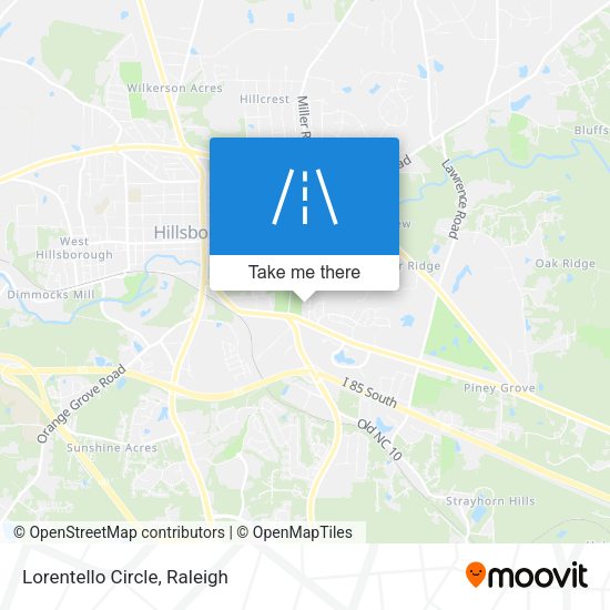 Mapa de Lorentello Circle