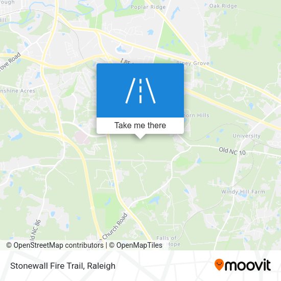 Mapa de Stonewall Fire Trail