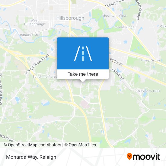 Mapa de Monarda Way