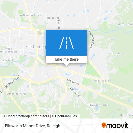 Mapa de Ellsworth Manor Drive