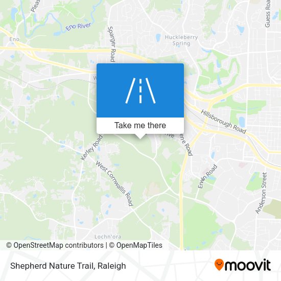 Mapa de Shepherd Nature Trail