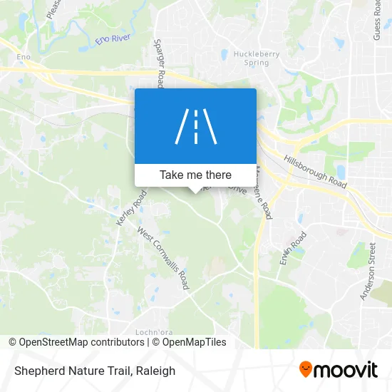 Shepherd Nature Trail map