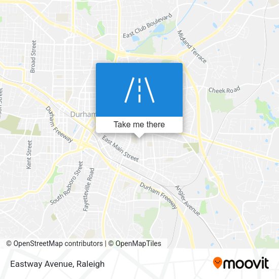 Mapa de Eastway Avenue
