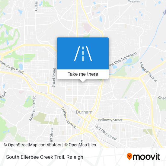 South Ellerbee Creek Trail map