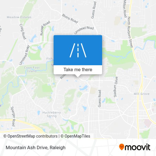 Mapa de Mountain Ash Drive