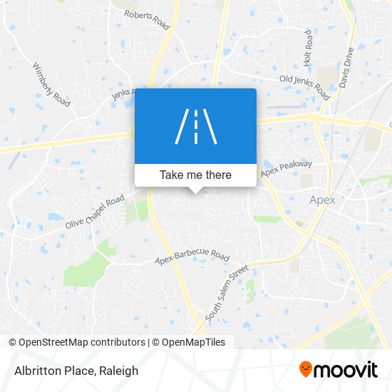 Albritton Place map