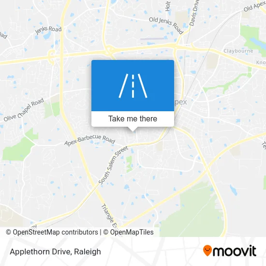 Applethorn Drive map