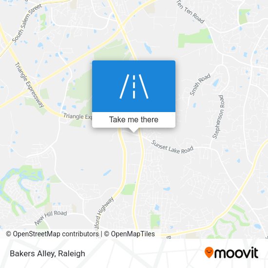 Mapa de Bakers Alley