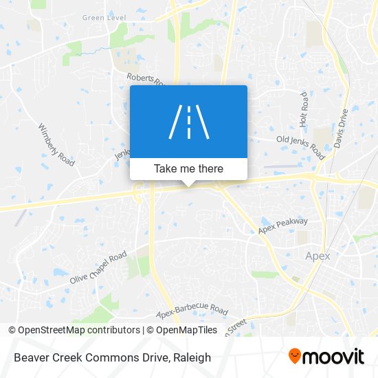 Beaver Creek Commons Drive map
