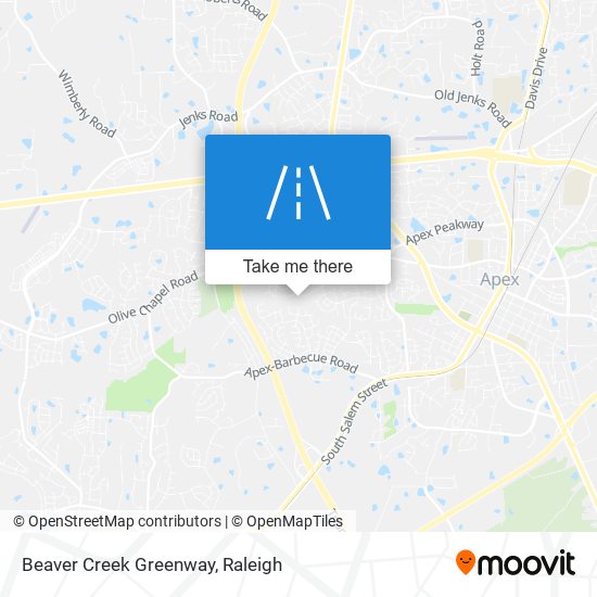 Beaver Creek Greenway map