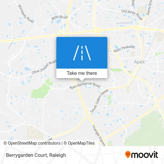 Berrygarden Court map