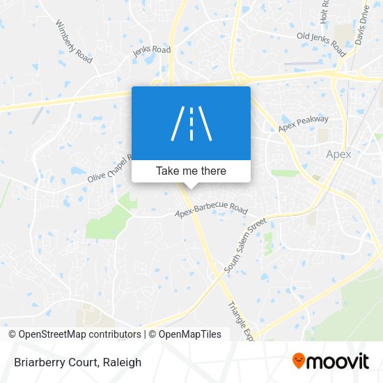 Mapa de Briarberry Court
