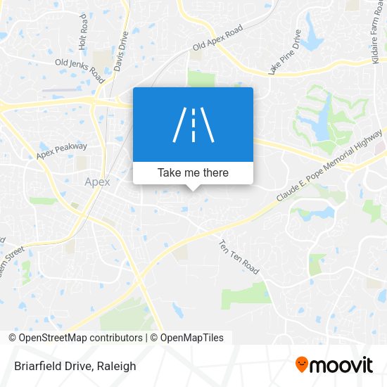 Briarfield Drive map