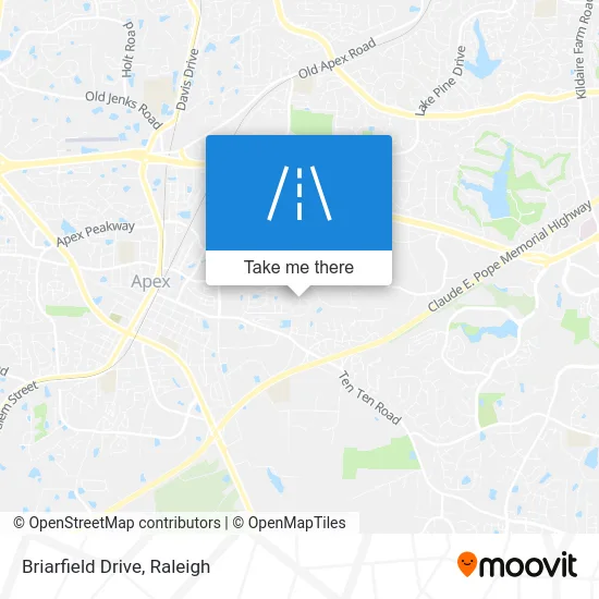 Briarfield Drive map