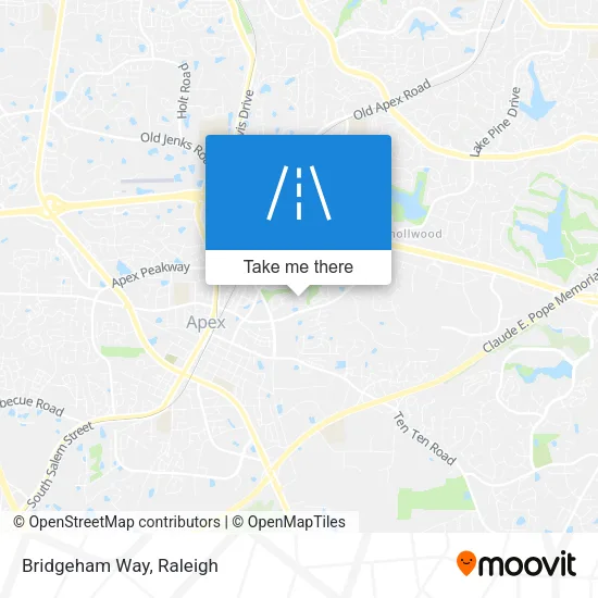 Bridgeham Way map