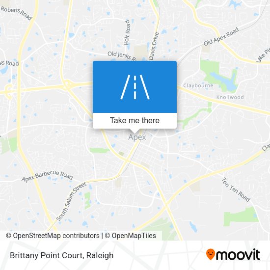 Brittany Point Court map