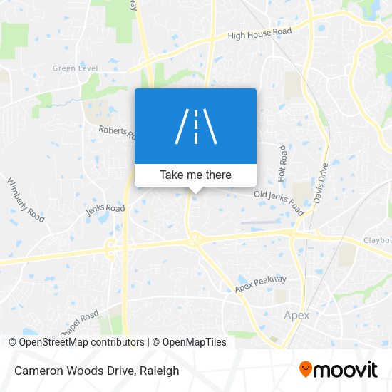Mapa de Cameron Woods Drive